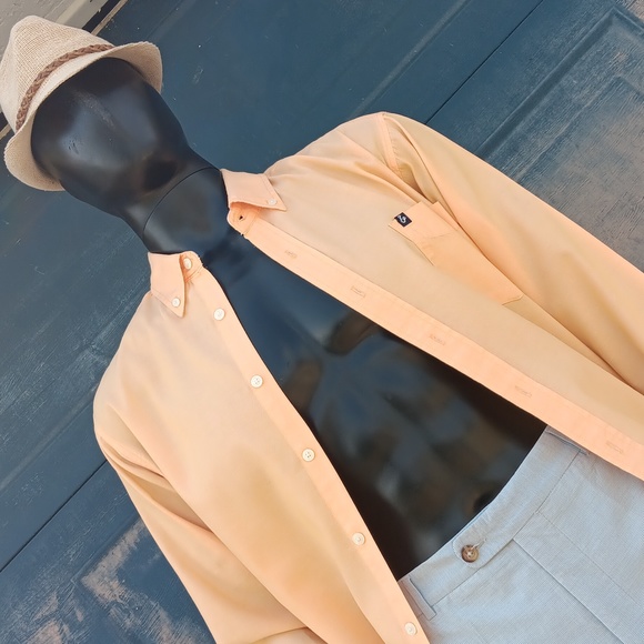 Tackle & Tides Men's Bright Yellow Pure Cotton Luxury Button Down Shirt - Picture 14 of 17